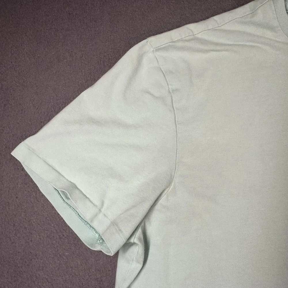 Polo Ralph Lauren Shirt Mens Large Green Tagless Crewneck Pony Logo Cotton Tee